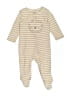 Carter's Stripes Gold Long Sleeve Onesie 3-6 MO / 6 MO - photo 1