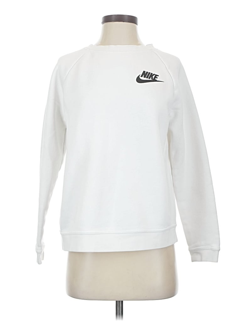 Pre-owned Nike Sweatshirt In White