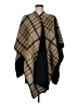 Ike Behar 100% Polyester Brown Poncho One size - photo 1