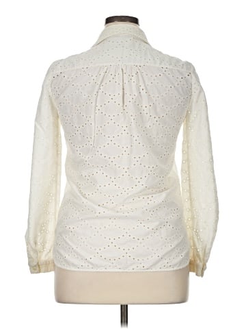 Diane von Furstenberg Long Sleeve Button-Down Shirt (view 2)