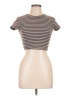 Zine Brown Short Sleeve Turtleneck Size L - photo 1