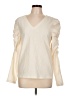 Ann Taylor LOFT Ivory Long Sleeve Blouse Size L - photo 1
