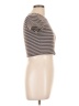 Zine Brown Short Sleeve Turtleneck Size L - photo 4