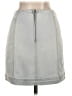 Wild Fable Solid Gray Blue Denim Skirt Size 2 - photo 2
