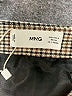 MNG Houndstooth Gray Casual Skirt Size M - photo 4