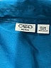 Cato Teal 3/4 Sleeve Button-Down Shirt Size 22 - photo 7