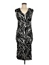 Nine Britton Animal Print Black Cocktail Dress Size M - photo 1