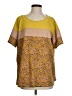 Easel Yellow Short Sleeve Top Size S - photo 1