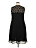 Karin Stevens 100% Polyester Solid Black Cocktail Dress Size 18 - photo 2