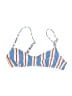 Assorted Brands Stripes Blue Swimsuit Top Size S - photo 1
