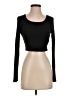 Shein Black Long Sleeve T-Shirt Size 4 - photo 1