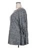Suzanne Betro Gray Long Sleeve Top Size 2X - photo 5
