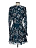 Parker Floral Blue Cocktail Dress Size 4 - photo 2