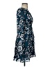 Parker Floral Blue Cocktail Dress Size 4 - photo 4