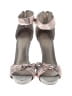 Belle Badgley Mischka Metallic Silver Gold Sandals Size 6 - photo 2