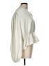 Express 100% Polyester Ivory 3/4 Sleeve Blouse Size L - photo 4