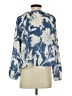 AUW Blue 3/4 Sleeve Blouse Size S - photo 2