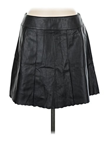 White House Black Market Faux Leather Skirt (view 1)