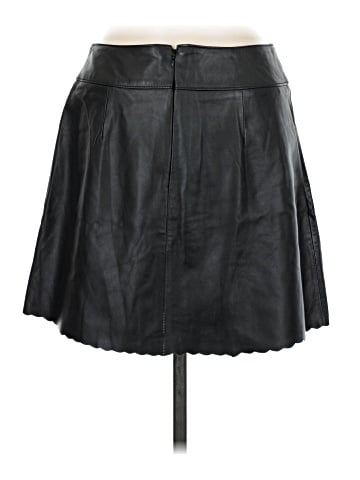White House Black Market Faux Leather Skirt (view 2)