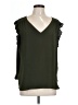 Assorted Brands 100% Polyester Green Sleeveless Blouse Size L (estimated) - photo 1