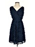 W by Worth 100% Polyester Blue Cocktail Dress Size 0 - photo 1
