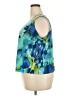 Perceptions Teal Sleeveless Blouse Size 20 - photo 5