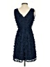 W by Worth 100% Polyester Blue Cocktail Dress Size 0 - photo 2