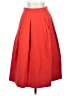 H&M Solid Red Formal Skirt Size 4 - photo 1