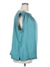 Talbots 100% Polyester Teal Sleeveless Blouse Size 20 Petite - photo 4