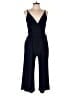 Gilli Solid Blue Jumpsuit Size L - photo 1