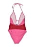Missguided Color Block Pink One Piece Swimsuit Size 2 - photo 2