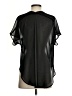 Bear Dance 100% Polyester Black Short Sleeve Blouse Size S - photo 2