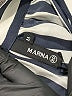 Marna Ro Stripes Ivory Long Sleeve Blouse Size M - photo 7