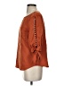 Shein 100% Polyester Orange 3/4 Sleeve Blouse Size 4 - photo 5