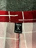 Shein Plaid Burgundy Skort Size M - photo 3