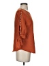Shein 100% Polyester Orange 3/4 Sleeve Blouse Size 4 - photo 4