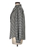 Ann Taylor Houndstooth Black Long Sleeve Blouse Size M - photo 5