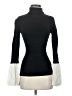 Bebe Black Long Sleeve Top Size XS - photo 1
