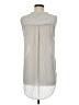 H&M 100% Polyester Ivory Sleeveless Blouse Size 6 - photo 2