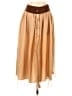 Unbranded 100% Polyester Solid Tan Casual Skirt Size M - photo 1