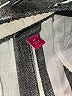 Vince Camuto Stripes Silver Linen Pants Size M - photo 6