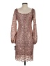 Marina Tweed Brown Cocktail Dress Size S - photo 2