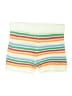 Unbranded 100% Polyester Stripes White Shorts Size XL - photo 1
