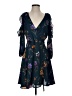 Blue Rain 100% Polyester Floral Blue Cocktail Dress Size S - photo 1