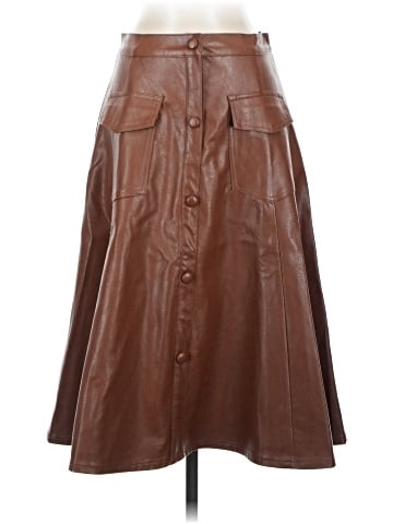 Apparalel Faux Leather Skirt (view 1)