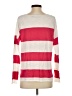 360 Sweater 100% Cotton Stripes Red Pullover Sweater Size S - photo 2