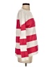 360 Sweater 100% Cotton Stripes Red Pullover Sweater Size S - photo 4
