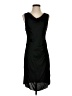 Theory 100% Silk Solid Black Cocktail Dress Size 4 - photo 1