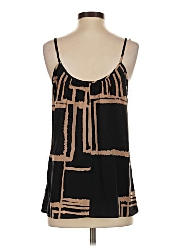 Tucker Sleeveless Silk Top (view 2)