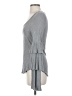 Chaser 100% Viscose Gray Long Sleeve Top Size S - photo 5